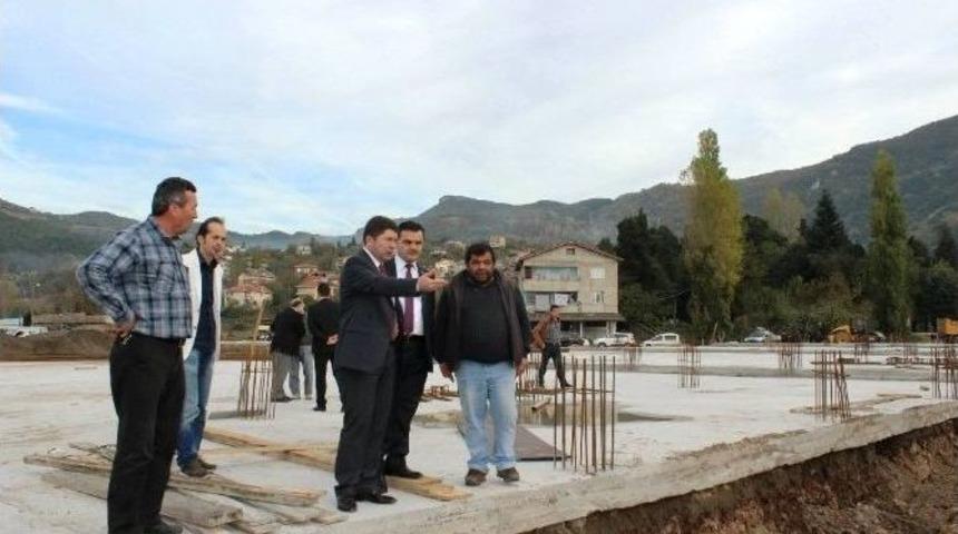 Milletvekili Tun&ccedil;, Tekne Ve Yat Sanayi Sitesi İnşaatında İnceleme Yaptı