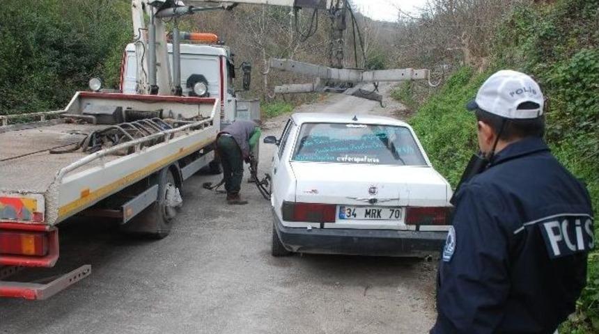 D&uuml;zce&rsquo;de &Ccedil;alınan Otomobil Ereğli&rsquo;de Bulundu