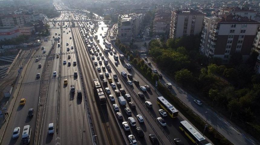 İstanbul&rsquo;da Trafik Yoğunluğu