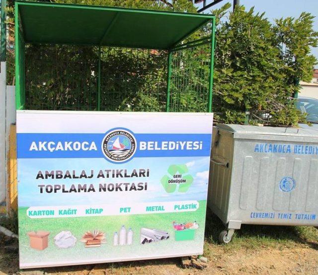 Ak&ccedil;akoca&rsquo;da Geri D&ouml;n&uuml;ş&uuml;m Projesi Start Aldı 2