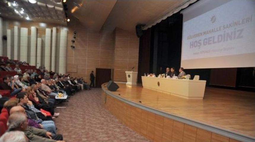 T&uuml;t&uuml;nc&uuml; G&uuml;lveren Mahallesi Sakinleri İle Bir Araya Geldi