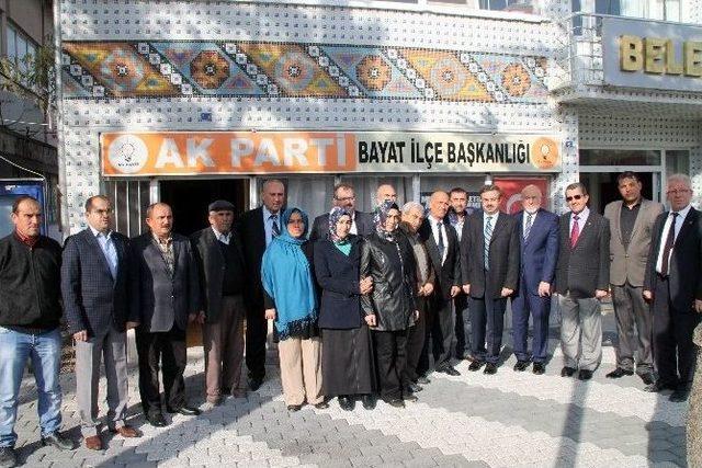 Başkan Yurdunuseven İgm’nin Bayat’ta Gerçekleştirdiği Toplantıya Katıldı