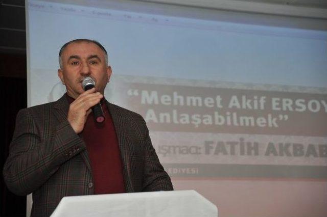 Mehmet Akif Ersoy Orhangazi’de Anıldı