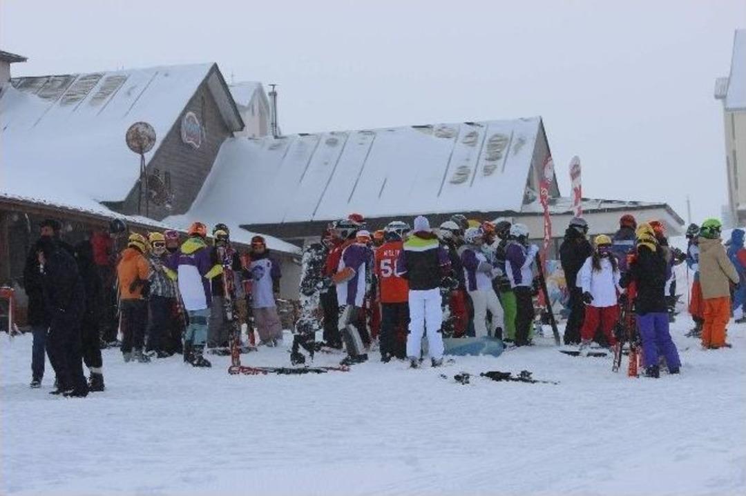 Kayakseverler Erciyes&rsquo;e Akın Etti