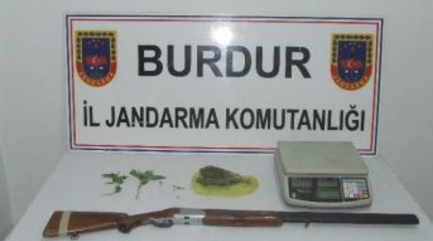 Burdur Jandarmadan Esrar Operasyonu