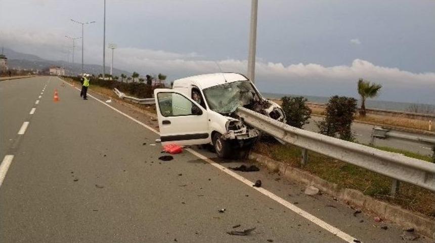 Rize&rsquo;de Trafik Kazası: 1 &Ouml;l&uuml;