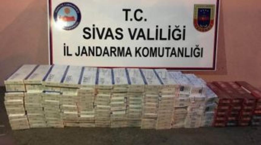 Sivas&rsquo;ta Ka&ccedil;ak Sigara Operasyonu