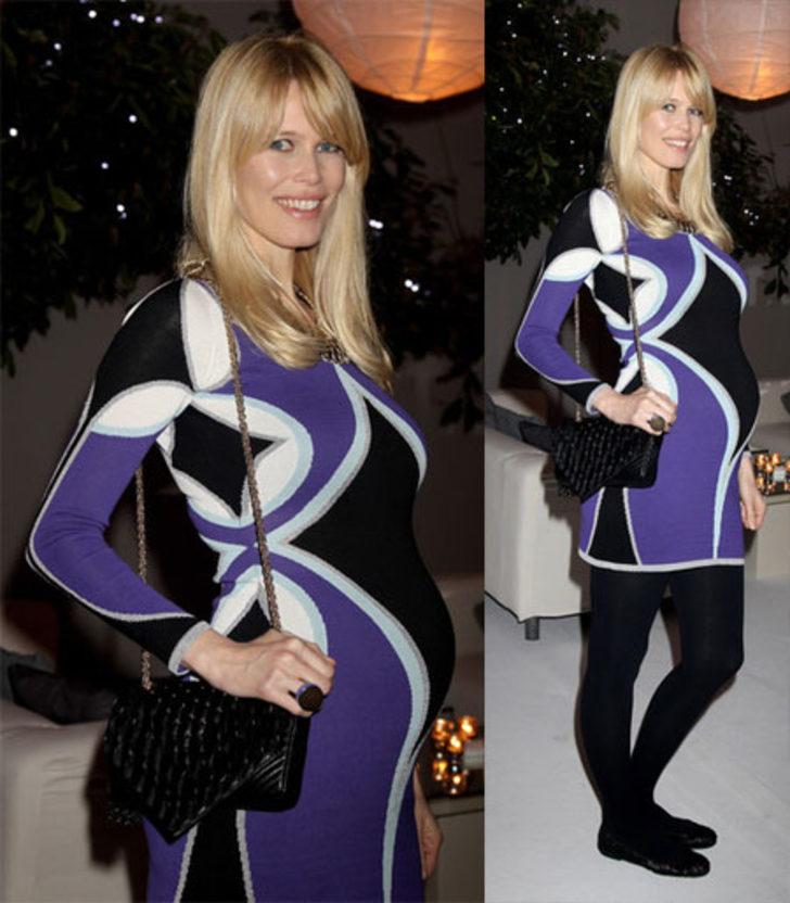 Claudia Schiffer Hamile!