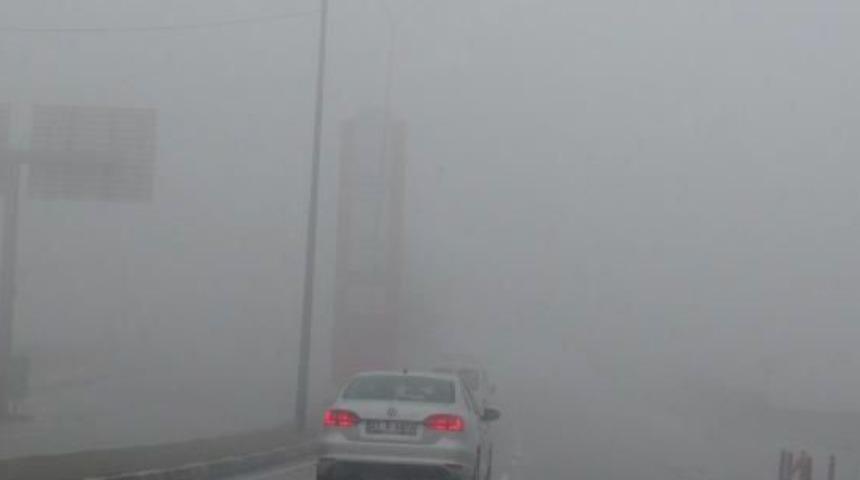 Gaziantep&rsquo;Te Etkili Sis Ulaşımı Etkiledi