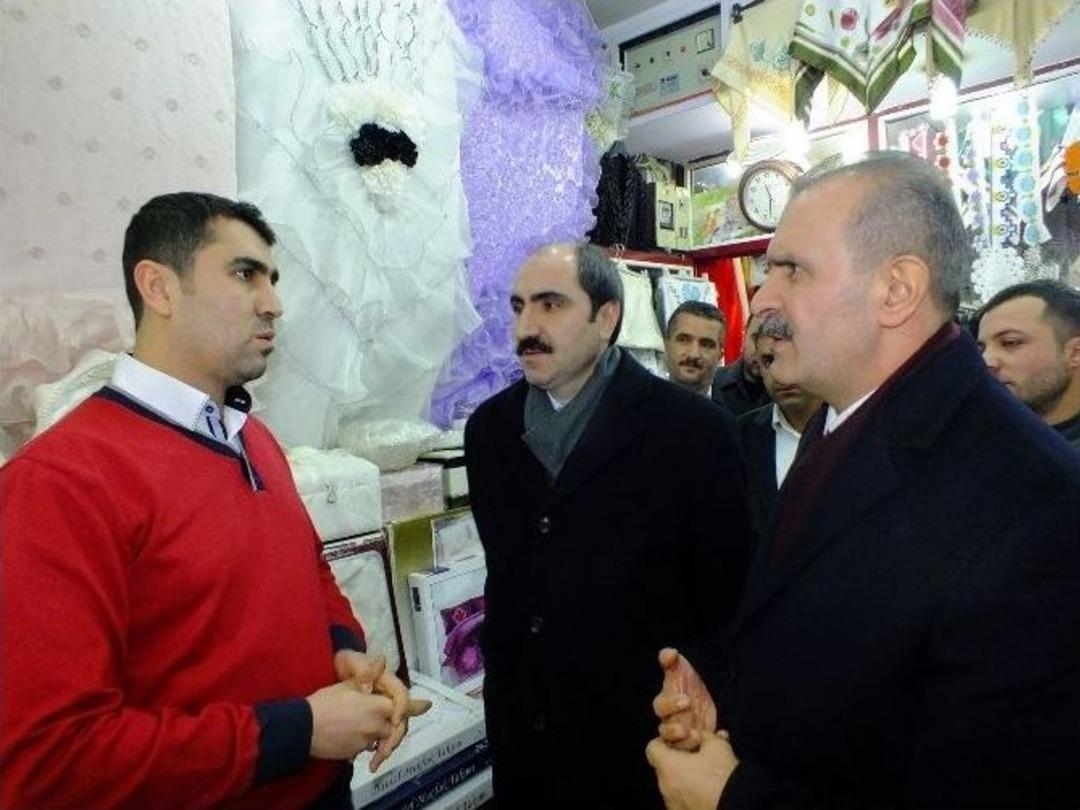 Ak Partililerden Esnaf Ziyareti