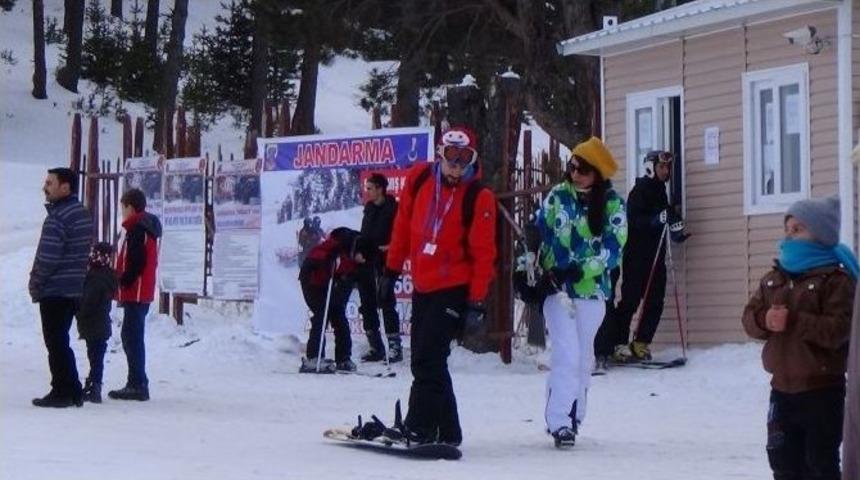 Sarıkamış Cıbıltepe Kayak Tesisleri Doldu Taştı