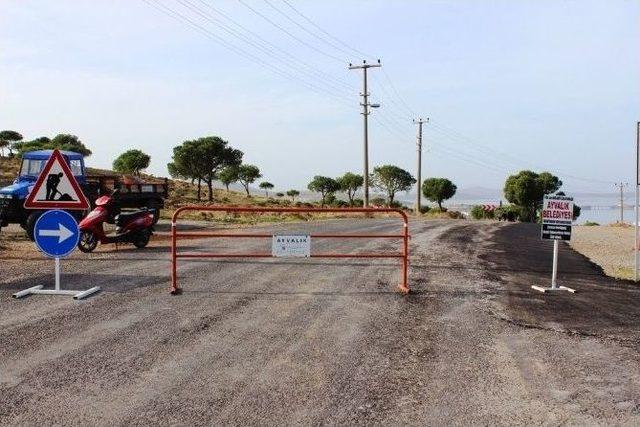 Ayvalık Belediyesi’nden Yol Çalışması