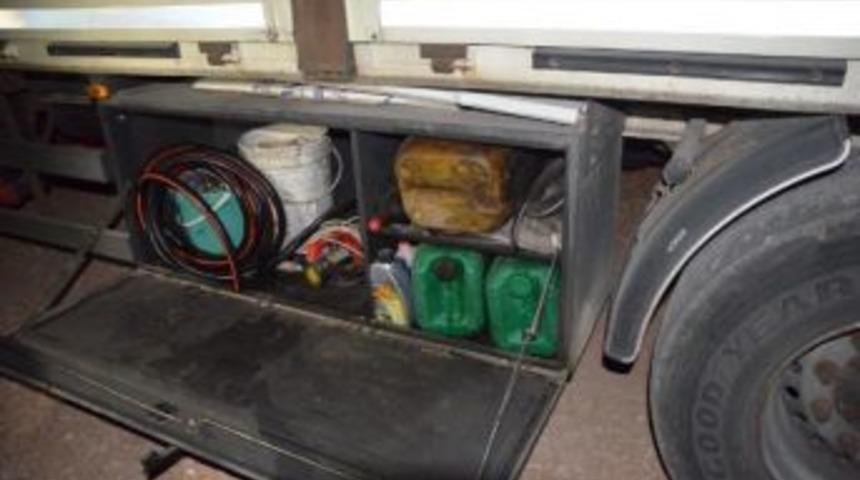 İş Makinesinden Mazot &Ccedil;alan 1 Kişi Tutuklandı