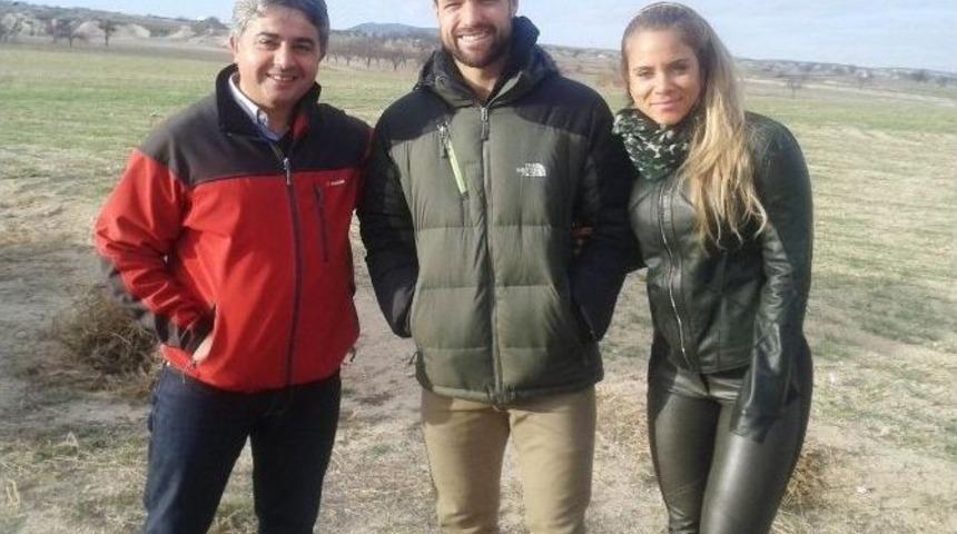 Diego Ribas Eşi Ve &Ccedil;ocuğu İle Balona Bindi