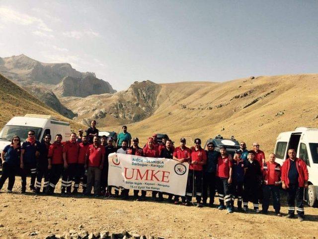 Umke, Toros Dağlarında Tatbikat Yaptı