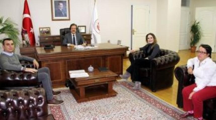 Dask Anadolu Buluşması Projesi Yetkilileri, Rekt&ouml;r Kocacık&rsquo;ı Ziyaret Etti