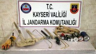 Kayseri'de Kaçak Kazı Yapan 6 Kişi Yakalandı