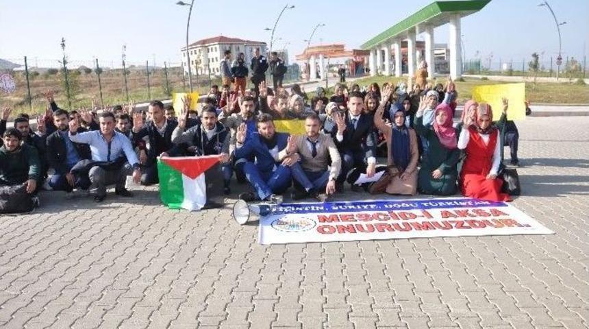 Mş&uuml; &Ouml;ğrencileri İsrail&rsquo;e Tepki G&ouml;sterdi