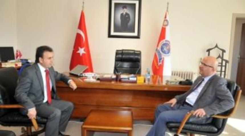 Başkan &Ccedil;oban Pmyo M&uuml;d&uuml;r&uuml; Eker Ziyaret