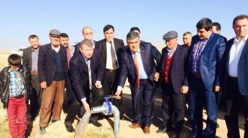 Kuskuncukta &Ccedil;ekirdek Kapalı Sulama Projesi Hayata Ge&ccedil;ti