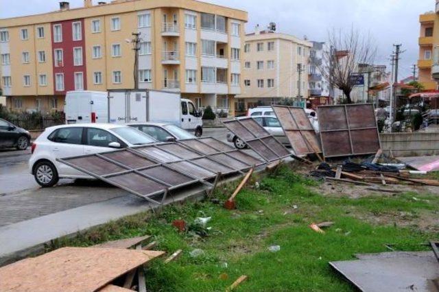 Çanakkale Deniz Ve Hava Ulaşımına Fırtına Engeli