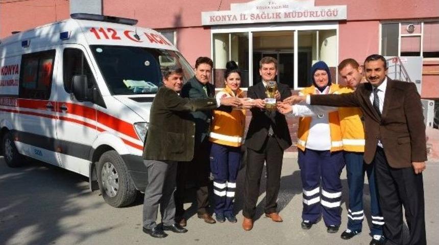 Konya 112 Ambulans Rallisinden Birincilikle D&ouml;nd&uuml;