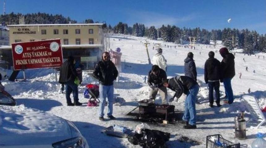 Kayak Pistinde Mangala Tepki