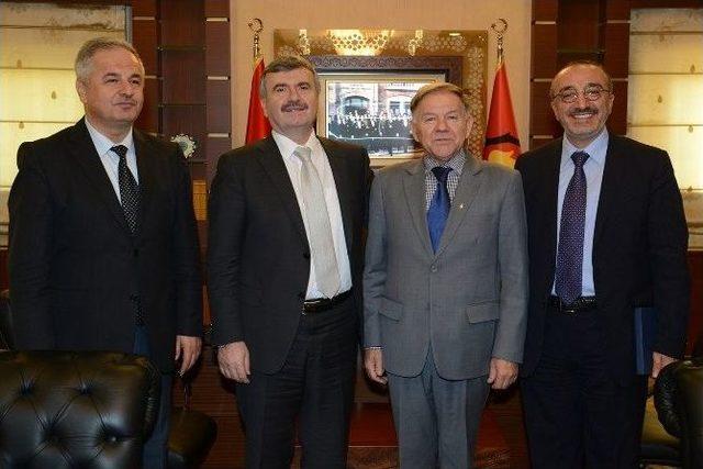 Başkan Aky&uuml;rek&rsquo;e Saraybosnalı Mevkidaşından Ziyaret 1