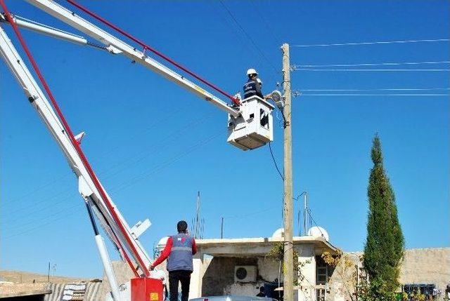 Dedaş Mardin&rsquo;deki K&ouml;yleri Işıklandırıyor 1