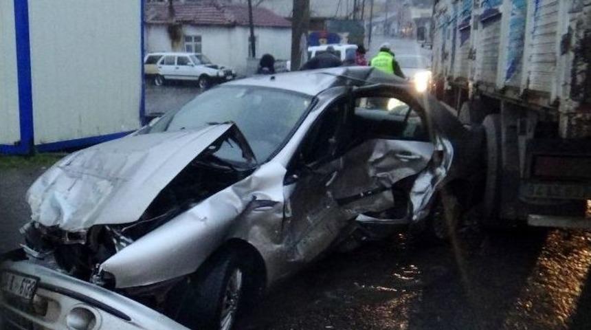 Tekirdağ&rsquo;da Zincirleme Kaza: 1 Yaralı