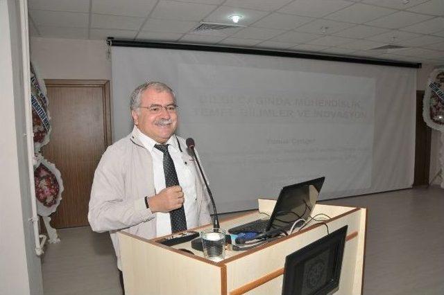 Prof.dr. Yunus &Ccedil;engel, Erzincan &Uuml;niversitesi &Ouml;ğrencilerine Konferans Verdi 2