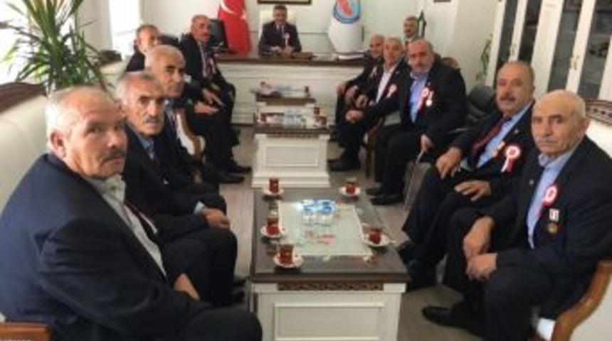 Gazilerden Kaymakam &Ouml;zkan&rsquo;a Ziyaret