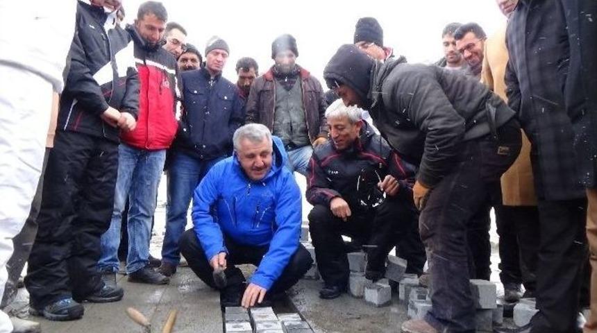 Sarıkamış T&ouml;ren Alanına Son Taşları Protokol Koydu