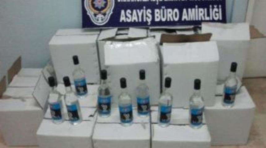 Bursa'da 228 Şişe Sahte Votka Ele Ge&ccedil;irildi