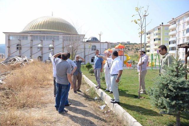 Başkan Yağcı, Cami Çalışmalarını Yerinde İnceledi