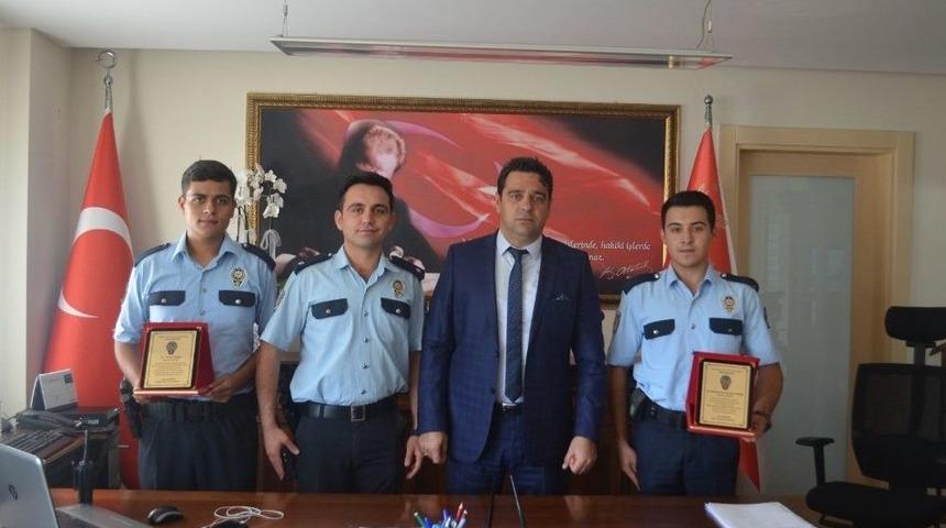 Bodrum&rsquo;da Ayın Polisleri &Ouml;d&uuml;llendirildi