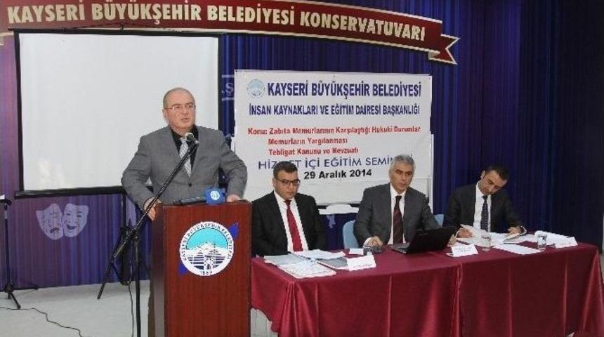 B&uuml;y&uuml;kşehir&rsquo;den Zabıtaya Seminer