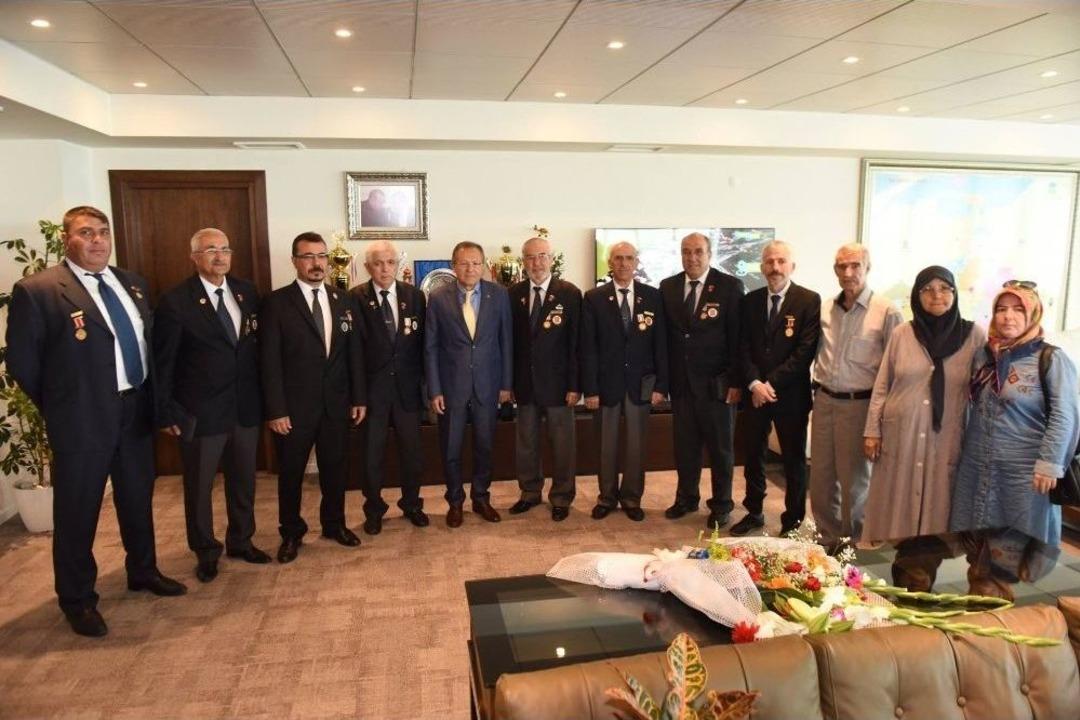 Gazilerden Başkan Uğur&rsquo;a Ziyaret