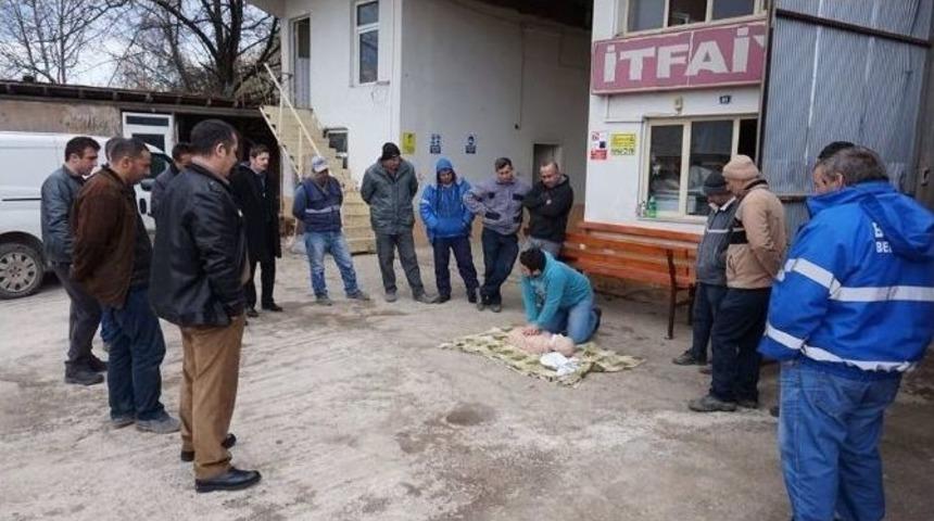 Beyköy Belediyesinde Acil Durum Tatbikatı Yapıldı