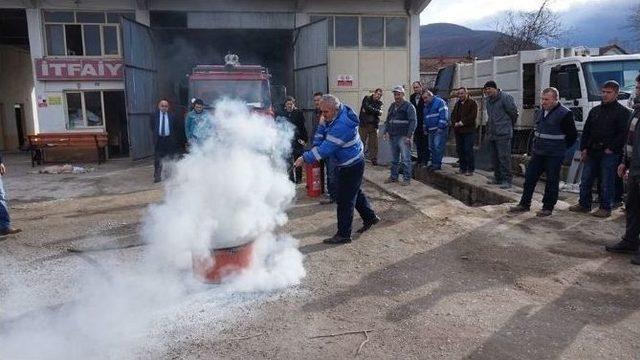 Beyköy Belediyesinde Acil Durum Tatbikatı Yapıldı