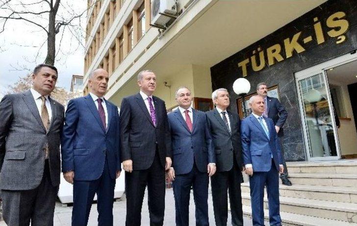 Cumhurbaşkanı Erdoğan, Türk-iş’i Ziyaret Etti G1