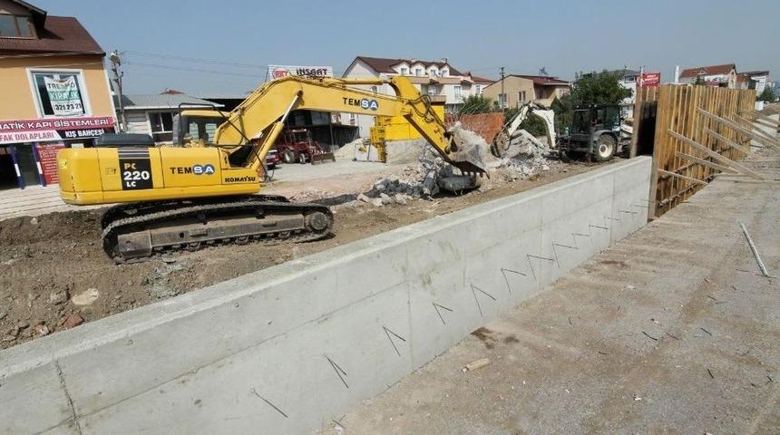 K&ouml;sek&ouml;y Kavşağı Yapım &Ccedil;alışmaları Hız Kesmeden Devam Ediyor