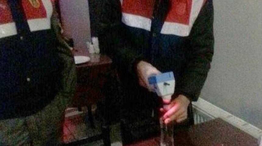 Jandarmadan İ&ccedil;kili Mekanlara Bandrol Operasyonu