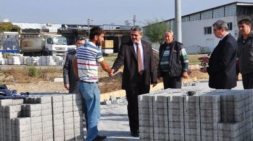 Nazilli &Ccedil;evre Yolundan Sanayi Sitesine Yol Bağlantısı Yapıldı