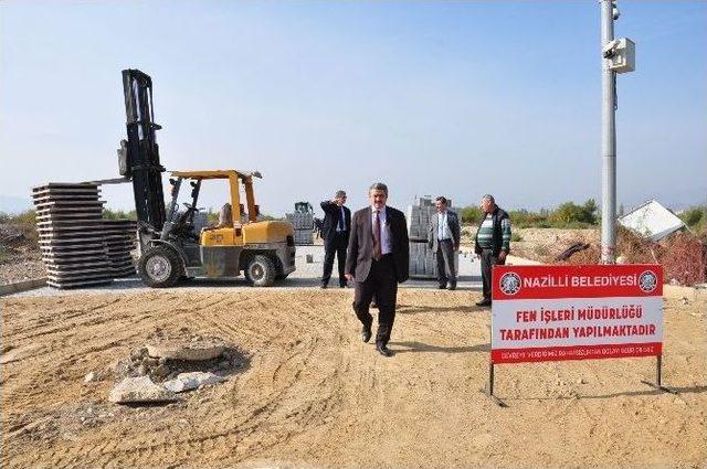 Nazilli Çevre Yolundan Sanayi Sitesine Yol Bağlantısı Yapıldı