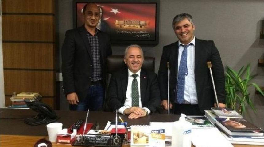 Yosk Başkanı Erko&ccedil;, Davutoğlu Ve Coşkun&rsquo;la G&ouml;r&uuml;şt&uuml;