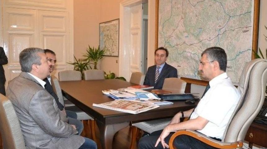 Manisa&rsquo;daki Deri Sanayicileri Vali Bektaş&rsquo;ı Ziyaret Etti