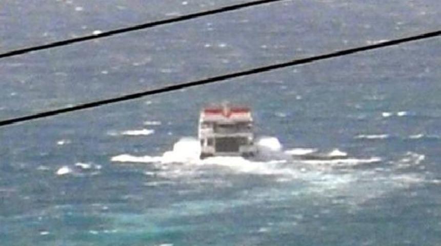 Bodrum'da Fırtına Ve Yağmur Hayatı Olumsuz Etkiledi