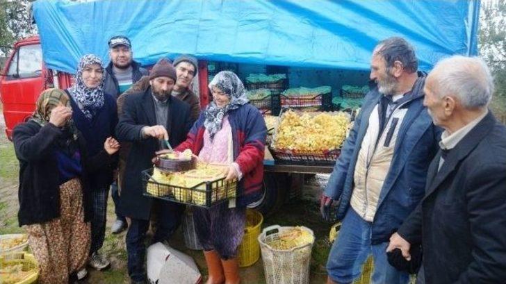 Üzüm Sezonunu Pasta Keserek Tamamladı G5