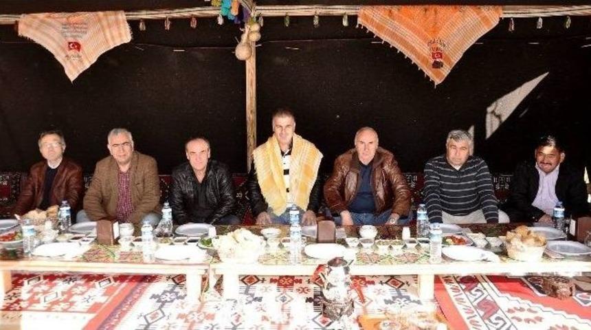 Mhp Y&ouml;netimi Y&ouml;r&uuml;k Obası&rsquo;nı Ziyaret Etti